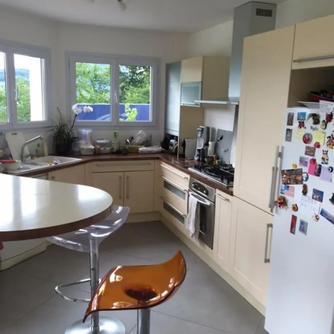Bright Modern House, In Mountains Close Grenoble Saint-Martin-d'Uriage Вилла